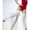 Achat Bas Blancs Avec Noeud Blanc Sexy Femme -Fête Vêtements Boutique bas blancs avec noeud blanc