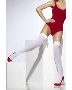 Achat Bas Blancs Avec Noeud Blanc Sexy Femme