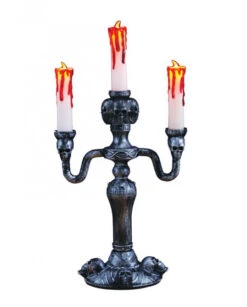 Bougeoir Hanté LED 15 Cm Halloween