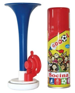Corne De Supporter Avec Aérosol 125 Ml : Accessoires Supporters Deguizz.com