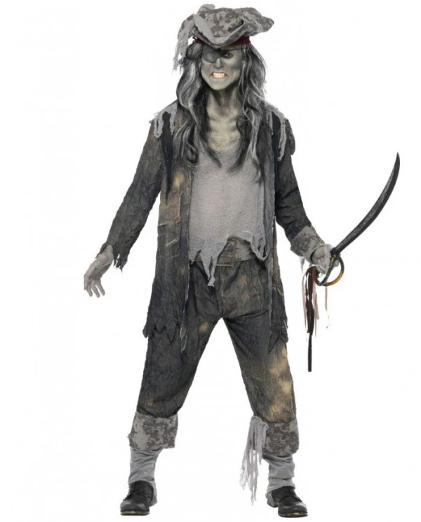 Déguisement Pirate Terrifiant Halloween Adulte 3 Déguisement Pirate Terrifiant Halloween Adulte