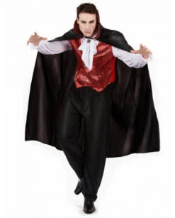 Déguisement Vampire Noir Halloween Homme
