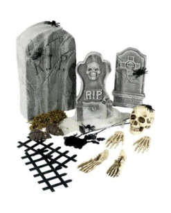 Décoration Complète De Cimetière Halloween Pour Maison Ou Salle