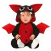 Déguisement Halloween Bébé Chauve-souris Combinaison Noire Et Rouge -Fête Vêtements Boutique deguisement bebe chauve souris noir et rouge