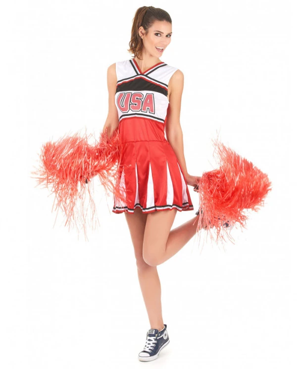 Déguisement Femme Cheerleader Pom Pom Girl 3 Déguisement Femme Cheerleader Pom Pom Girl