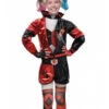 Déguisement Harley Quinn Noir Et Rouge Pour Enfant -Fête Vêtements Boutique deguisement enfant harley quinn officiel