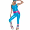 Déguisement Adulte Barbie Sportive Officielle Tenue Complète -Fête Vêtements Boutique deguisement femme barbie sportive officiel