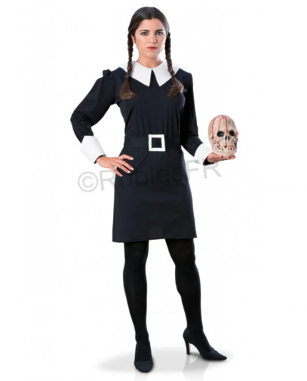 Déguisement Mercredi La Famille Addams Officiel 3 Déguisement Mercredi La Famille Addams Officiel