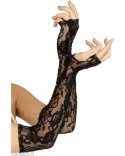 Gants Mitaines Gothiques Dentelles Halloween