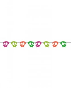 Guirlande Néon Squelettes - Déco Halloween