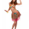 Jupe Hawaienne Multicolore | Deguizz