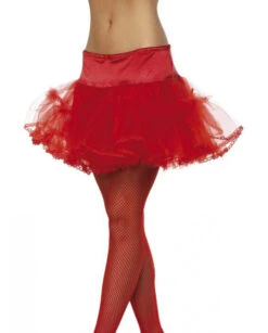 Jupon Rouge En Tulle - Accessoire Déguisement Sexy Femme