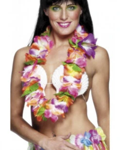 Large Collier Hawaien "Rainbow"