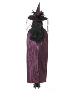 Cape Réversible Halloween Violette Et Noire Satinée - Deguizz.com