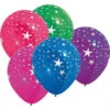 Lot De 100 Ballons étoiles Multicolores : Décoration Deguizz.com