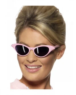 Lunettes Glamour Roses Rétro 50 Femme