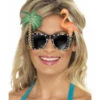 Lunettes Flamand Rose Tropicales -Fête Vêtements Boutique lunettes tropicales flamand rose