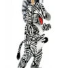Mascotte De Zèbre -Fête Vêtements Boutique mascotte de zebre