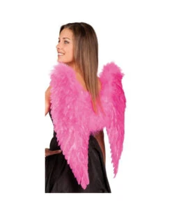 Maxi Ailes D'ange Plumes Rose Fuschia