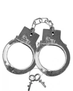 Menottes En Métal Policier Qualité Deguizz.fr