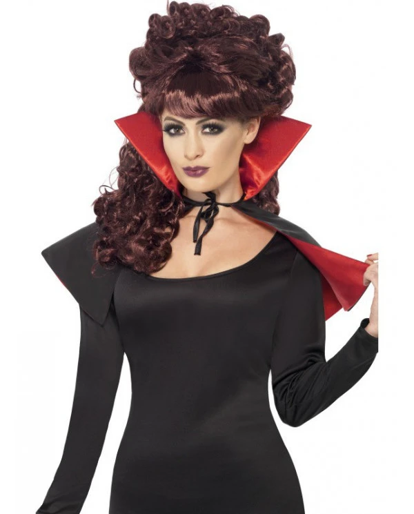 Mini Cape Noire Et Rouge Vampire Halloween 3 Mini Cape Noire Et Rouge Vampire Halloween