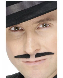 Achat Moustaches Noires Fines De Gangster
