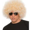 Achat De Perruque Afro Blonde - Accessoire Disco -Fête Vêtements Boutique perruque afro blonde disco adulte