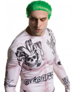 Perruque Joker Suicide Squad Adulte Officielle Pas Cher