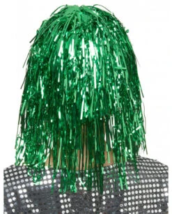 Perruque Lamelles Verte Disco