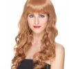 Perruque Femme Rousse Effet Naturel -Fête Vêtements Boutique perruque rousse bouclee avec frange luxe
