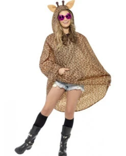 Poncho Girafe Adulte Déguisements Animaux Homme